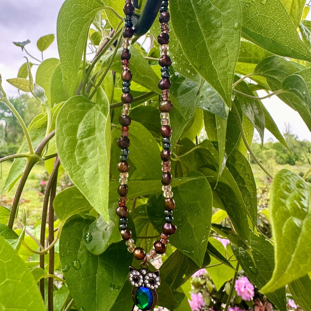 Multicolor Freshwater Pearl with Beaded Necklace